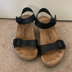 Birkenstock Papillio wedge sandals size 36.